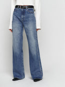 Cary High Rise slouchy Wide Leg Jeans