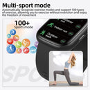 SmartWatch, relogio smartwatch com Ecrã tátil e Alexa, à prova d'água IP68, relogio smartwatch feminino e masculino, com modo esportivo e recebimento de notificações (preto)