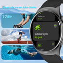 SmartWatch, relogio smartwatch com Ecrã tátil e Alexa, à prova d'água IP68, relogio smartwatch feminino e masculino, com modo esportivo e recebimento de notificações (preto)