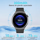 SmartWatch, relogio smartwatch com Ecrã tátil e Alexa, à prova d'água IP68, relogio smartwatch feminino e masculino, com modo esportivo e recebimento de notificações (preto)