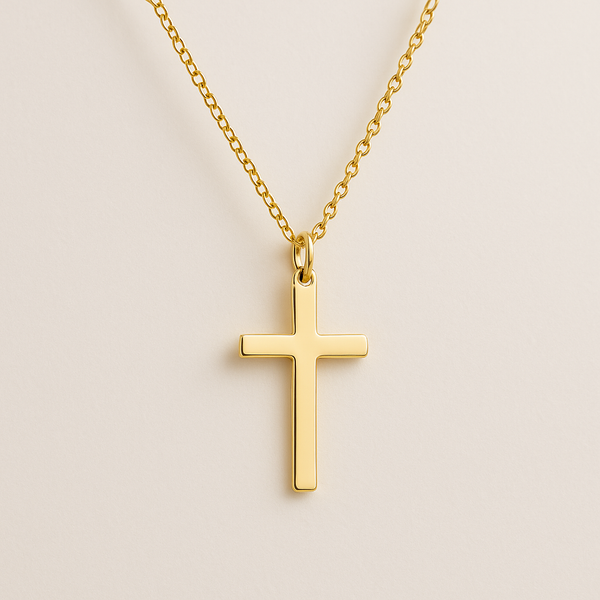 Colgante Cruz en Oro 18K
